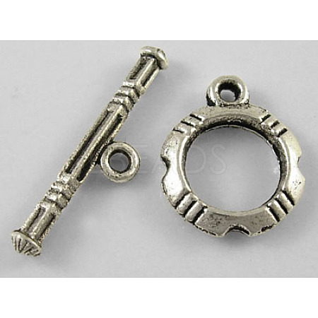 Tibetan Style Alloy Toggle Clasps LF0322Y-1