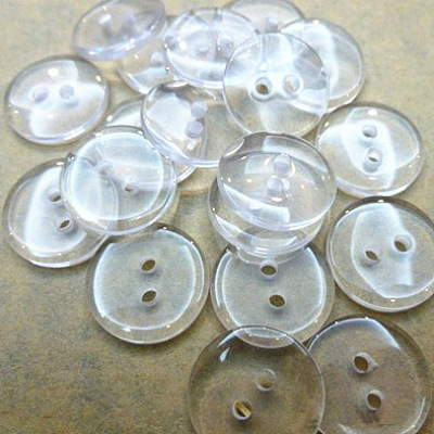 Lucid Round 2-hole Shirt Button BRB1B3G-1