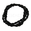 Natural Black Onyx Beads Strands AGAT-6X4-3-2