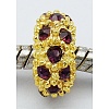 Alloy Rhinestone European Beads CPDL-H997-10-2