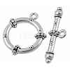 Tibetan Style Toggle Clasps EA9148Y-1