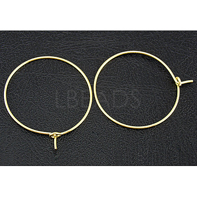 Brass Wine Glass Charm Rings EC067-4NFG-1