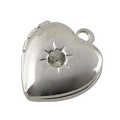 Brass Locket Pendants EC1173-S-1