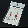 Dangle Butterfly Earrings EJEW-JE00179-3