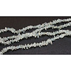 Natural Aquamarine Chips Beads Strands F035-1