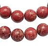 Synthetic Imperial Jasper Beads Strands G-H014-3-2-1