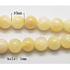 Natural Yellow Jade Beads G-Q278-1-1