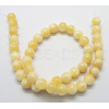 Natural Yellow Jade Beads G-Q278-1-2