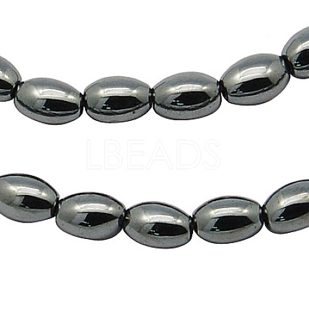 Non-Magnetic Synthetic Hematite Beads G-H1079-1-1