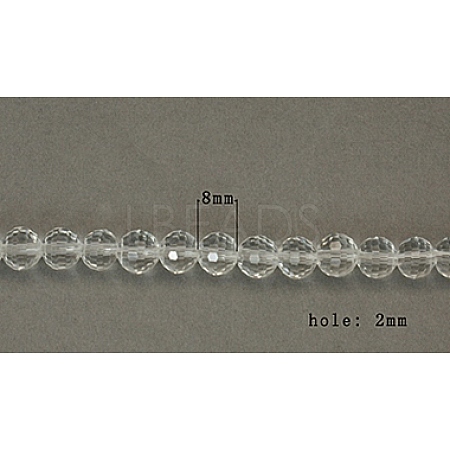 Imitation Crystal Glass Beads GLAA-D026-1-1