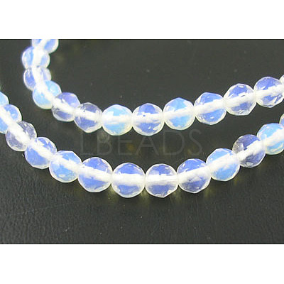 Opalite Beads Strands GSF4mmC081-1
