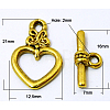 Tibetan Style Toggle Clasps K086H032-1