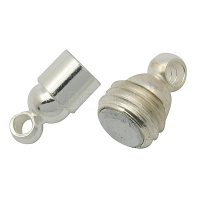 Brass Magnetic Clasps with Loops KK-H049-1