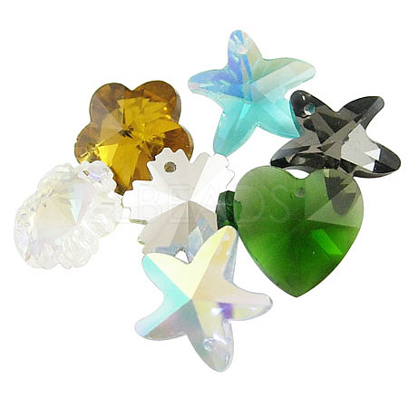 Glass Pendants M-GB001Y-1