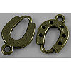 Tibetan Style Alloy Horseshoe Pendants MLF1169Y-1