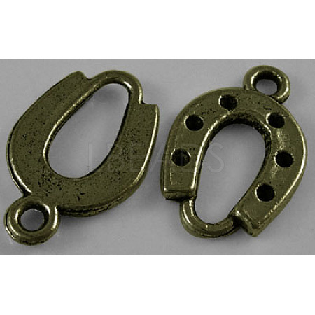 Tibetan Style Alloy Horseshoe Pendants MLF1169Y-1