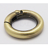 Alloy Spring Gate Rings PALLOY-H245-AB-2