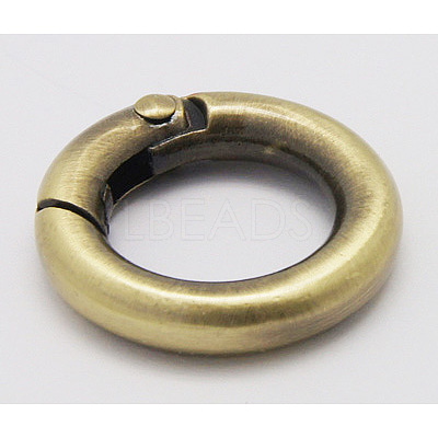 Alloy Spring Gate Rings PALLOY-H245-AB-1