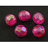 Eco-Friendly Transparent Acrylic Beads PL642-9-1