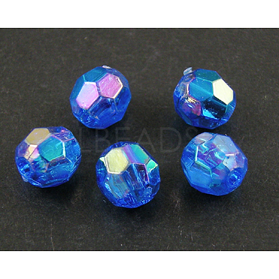 Eco-Friendly Transparent Acrylic Beads PL642-32-1