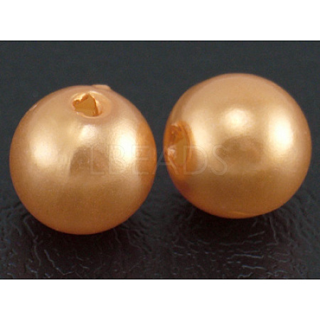 Imitation Pearl Acrylic Beads PL609-9-1