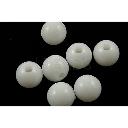 Opaque Acrylic Beads PL681-3-1