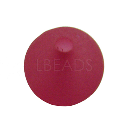 Round Transparent Acrylic Beads PL705-3-1