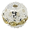 Brass Rhinestone Beads RB-A011-10mm-13S-1