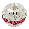 Brass Rhinestone Beads RB-A011-8mm-27S-1