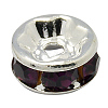 Brass Grade A Rhinestone Spacer Beads RB-A014-Z7mm-11S-1