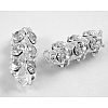 Middle East Rhinestone Spacer Beads RSB023NF-2-1