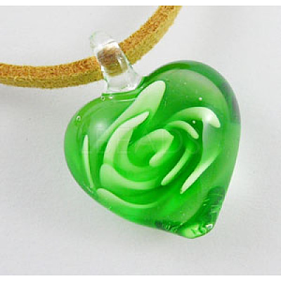 Ideas for Valentines Day for Her Romantic Handmade Lampwork Pendants D068MY-1