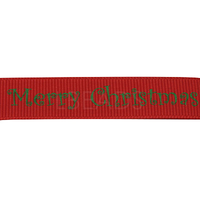 Grosgrain Ribbon Christmas Ribbon SRIB-H017-250-1