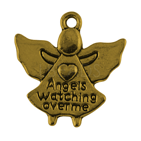 Tibetan Style Alloy Pendants TIBEP-4643-AG-LF-1