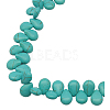Synthetic Howlite Beads TURQ-14X10-2