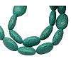 Synthetic Howlite Beads TURQ-25X18-1-2