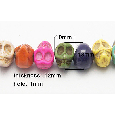 Synthetic Turquoise Beads Strands TURQ-B001-8-1