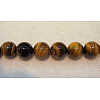 Round Tiger Eye Beads Strands Z0RQT014-2