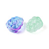 Baking Paint Transparent Glass Beads DGLA-N018-03-2