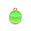 Alloy Enamel Pendants ENAM-S124-01A-06C-3
