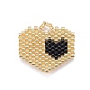 MIYUKI & TOHO Handmade Japanese Seed Beads Pendants SEED-A029-EC01-2