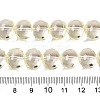 Transparent Electroplate Glass Beads Strands EGLA-N012-06E-4