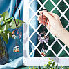 CRASPIRE 2Pcs 2 Style Chip Gemstone Beaded Tassel Car Hanging Ornaments HJEW-CP0001-04-3