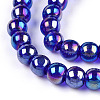 Electroplate Transparent Glass Beads Strands LS-GLAA-T032-T4mm-AB15-3