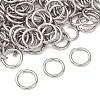 Tarnish Resistant 304 Stainless Steel Open Jump Rings X-STAS-R065-41-3