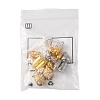 20 Bags 4 Styles 2 Colors Brass & Alloy Magnetic Clasps with Loops KK-FS0002-01-7