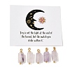 Natural Lepidolite Pendants GG-CBACE45-02G-09-1