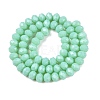 Opaque Solid Color Imitation Jade Glass Beads Strands EGLA-A044-P8mm-D14-3