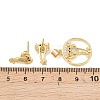 Brass Micro Pave Cubic Zirconia Pendant & Stud Earrings Sets for Women SJEW-F227-01F-G-3