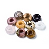 Natural & Synthetic Gemstone European Beads G-G740-12x6mm-M-1